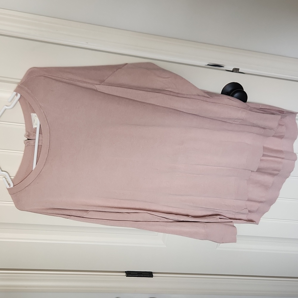 Pink tunic sweater